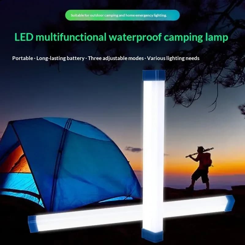 Ładowana przez USB tuba LED z hakiem – do campingingu i wideo