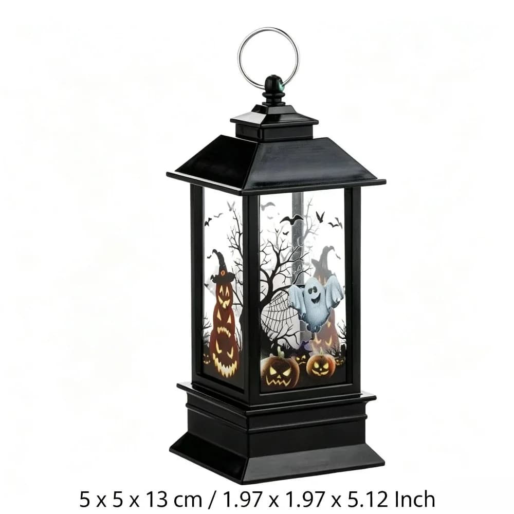 Retro mini latarka LED - lampka nocna, motyw Halloween