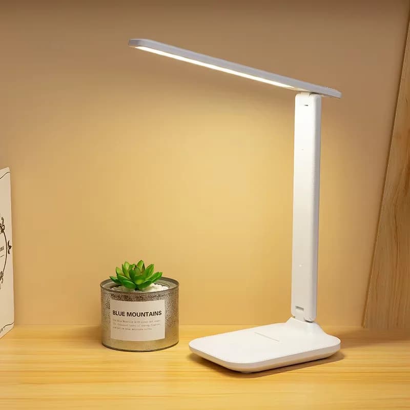 Składana regulowana lampa biurkowa LED do czytania, 3 kolory