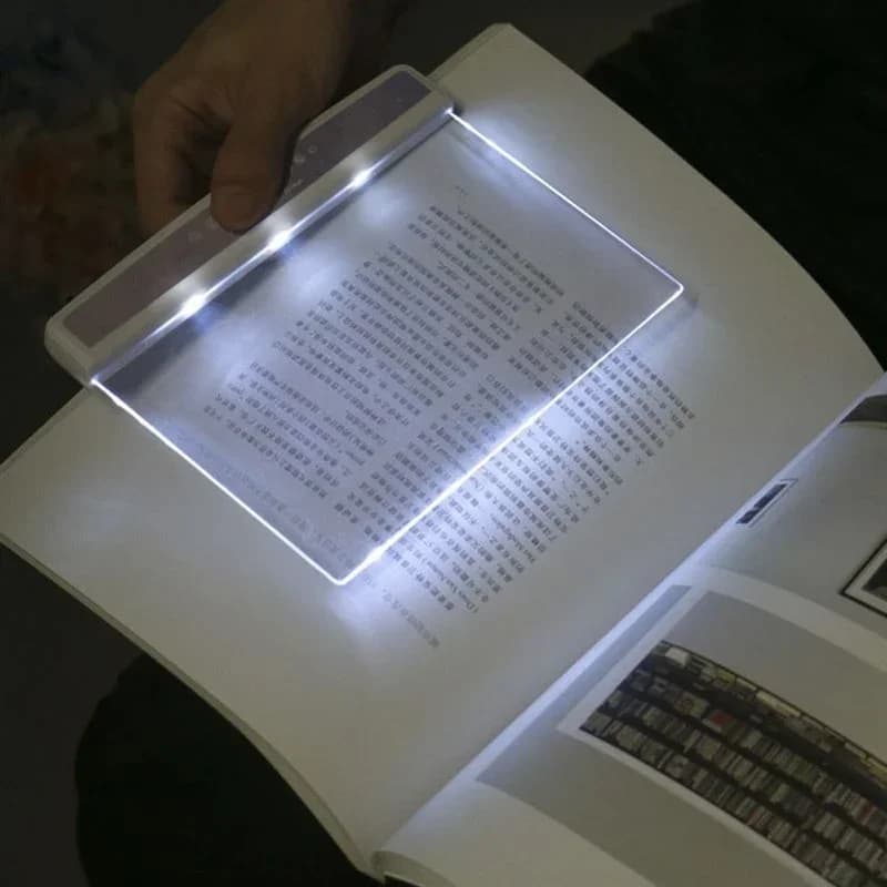Przenośna latarka LED do książki na baterie z ochroną wzroku